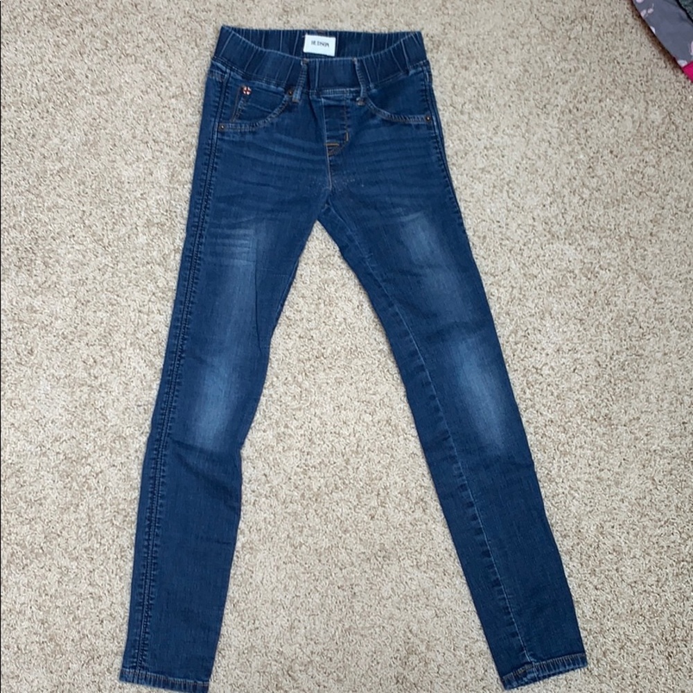 HUDSON pull on skinnies, girls 10
